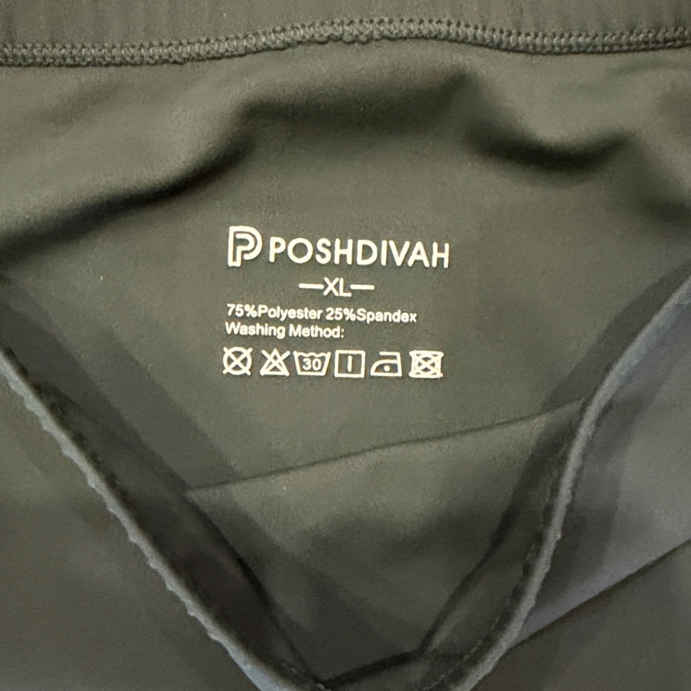 Olive Green Maternity Leggings - Picture 2 of 4